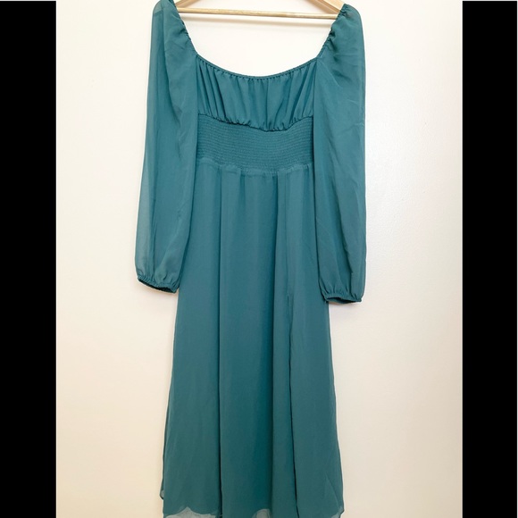 👗Aritzia Wilfred Bella Slit Dress Suave Green small - Picture 7 of 12